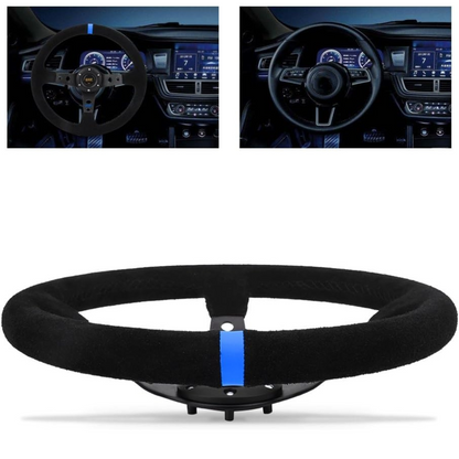 Car Steering Wheel 350mm (Blue)