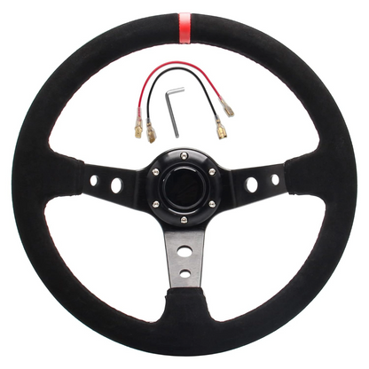 Car Steering Wheel 350mm (Red)