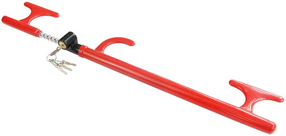 Red anti theft lock