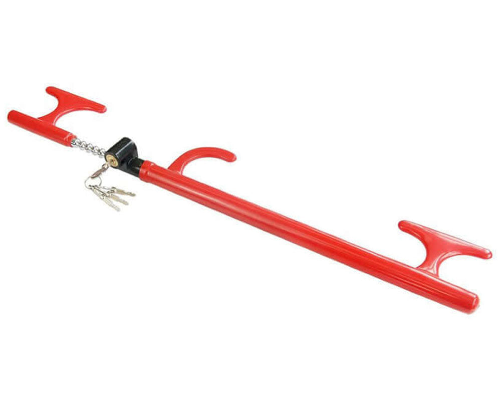 Adjustable steering lock