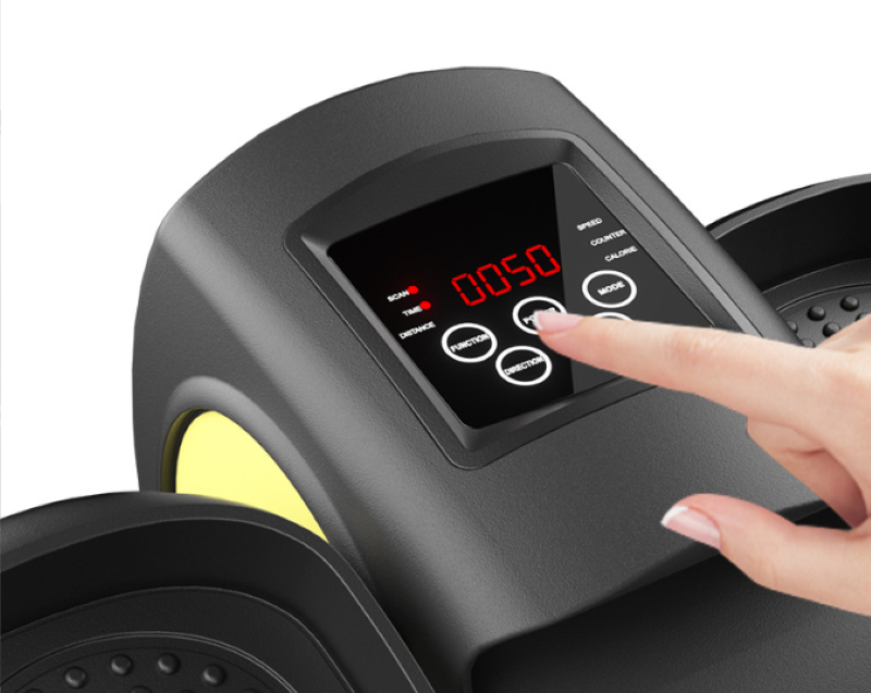 Quiet elliptical machine