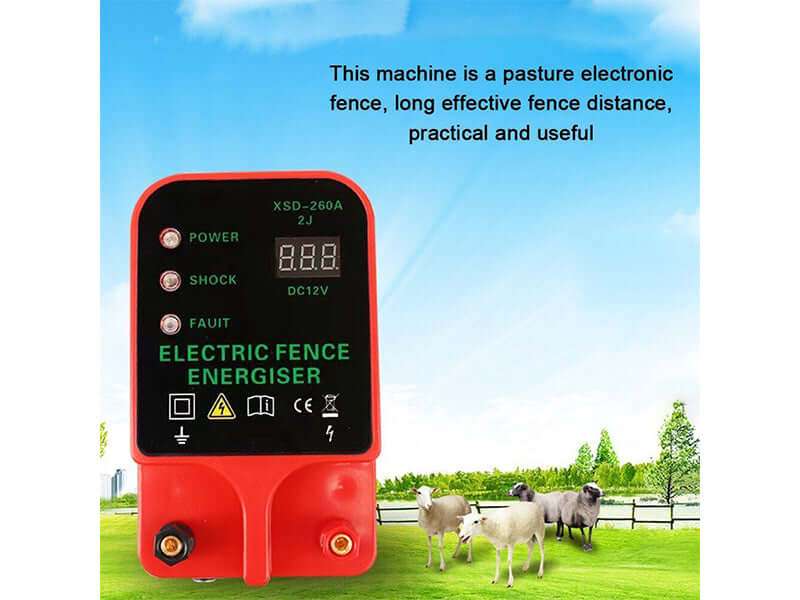 Fence energizer mounted