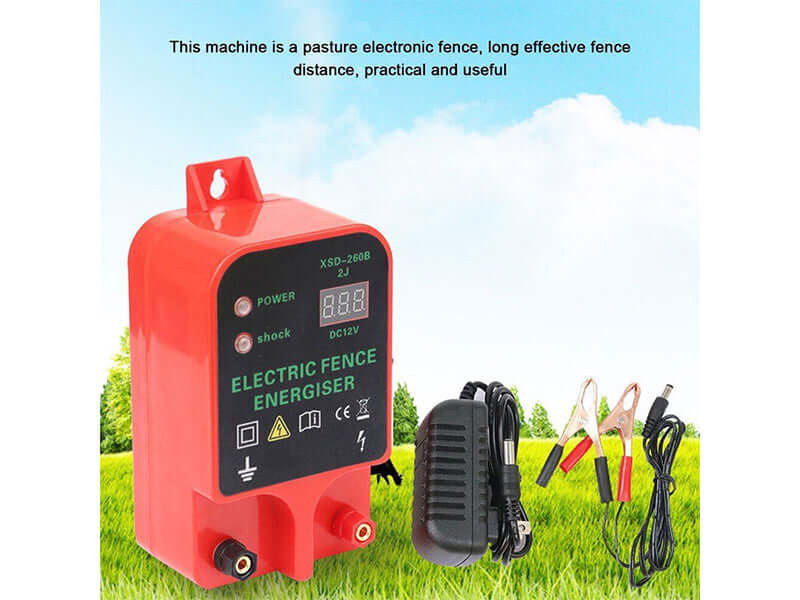 Electric fence pulse output