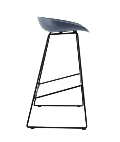 Modern Scandinavian Bar Stool Metal Leg BarStool