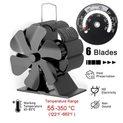Stove Fan Heat Powered Stove Fan