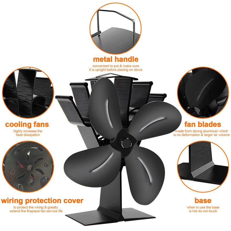 Stove Fan Heat Powered Stove Fan