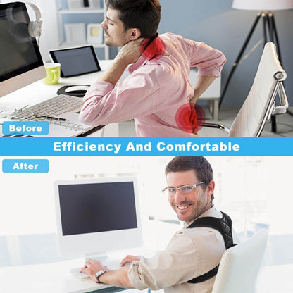Back support brace with soft armpit pads