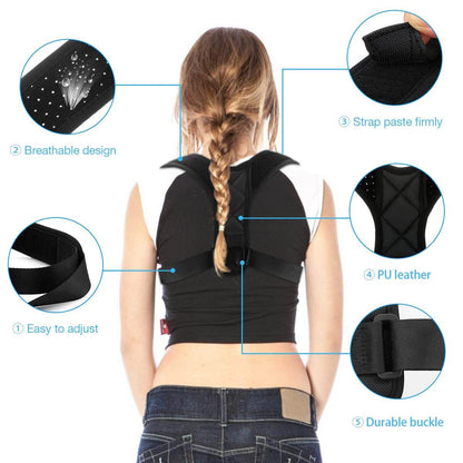 Breathable fabric of posture corrector