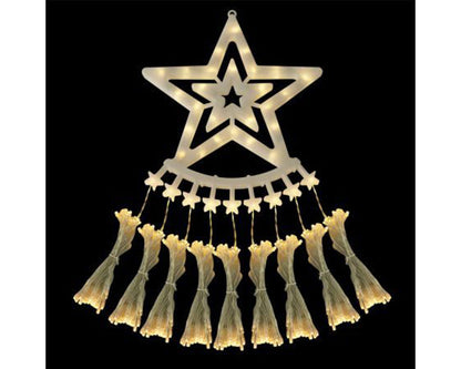 Solar 350 LED String Lights Waterfall Fairy