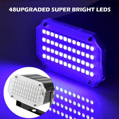 48 led rgb strobe light
