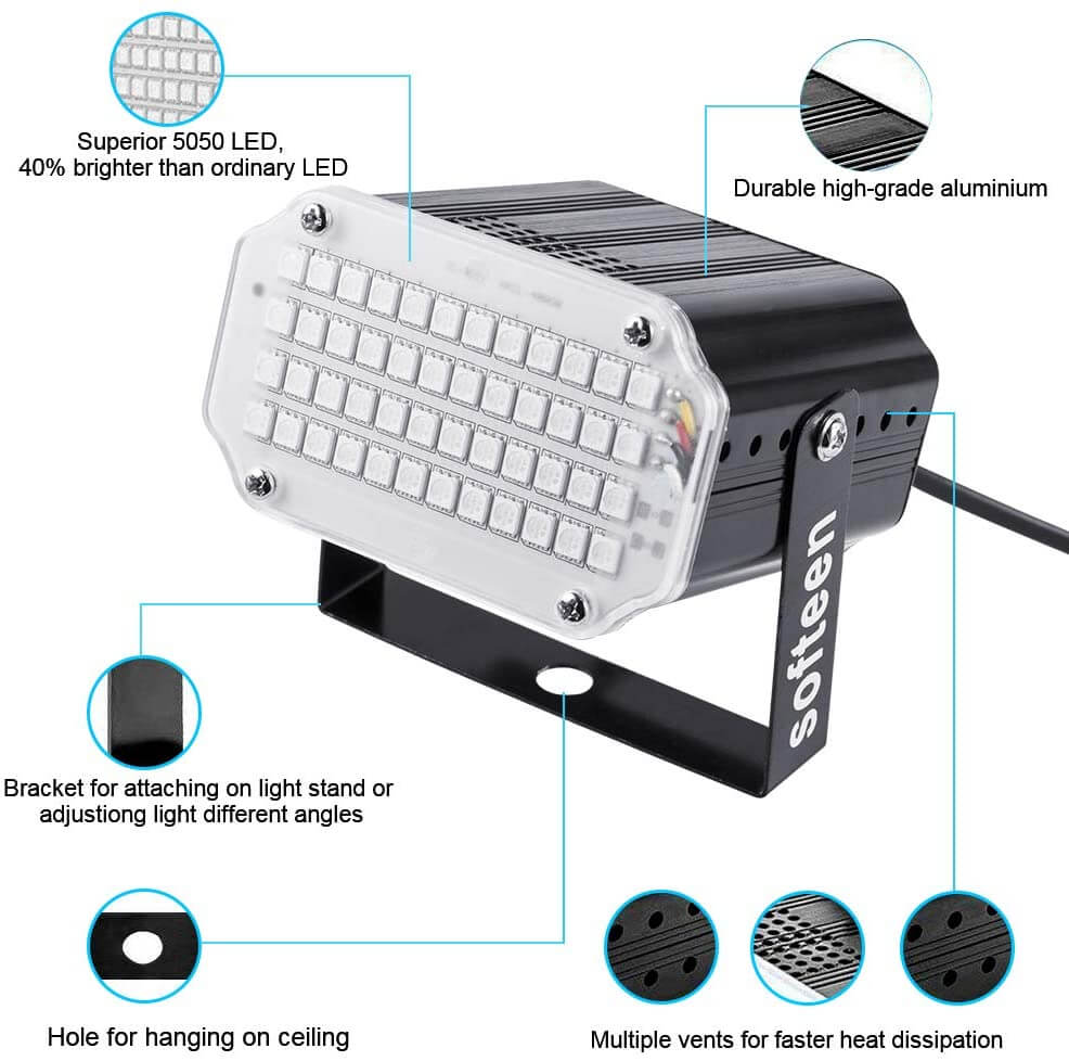adjustable speed stage light