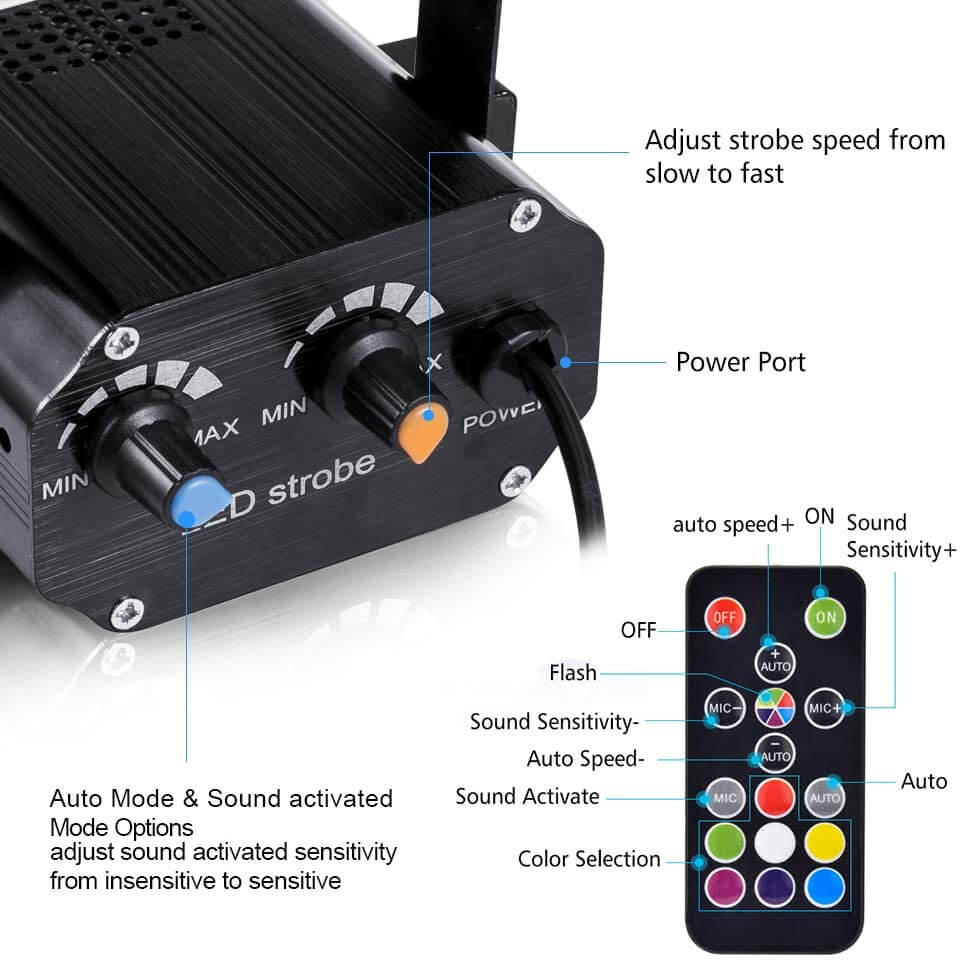 sound activated party light