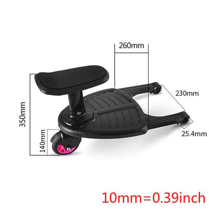 Stroller Step Board Buggy Wheel Board Pushchair Stroller Kids Safety Comfort Step Board - The Shopsite