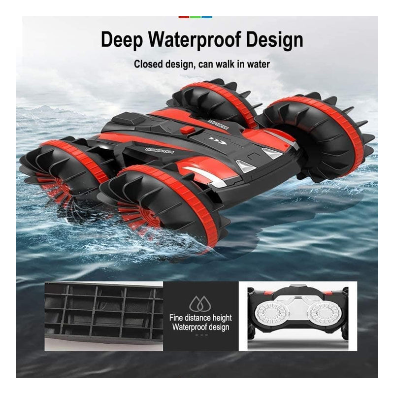 Remote control car on floor