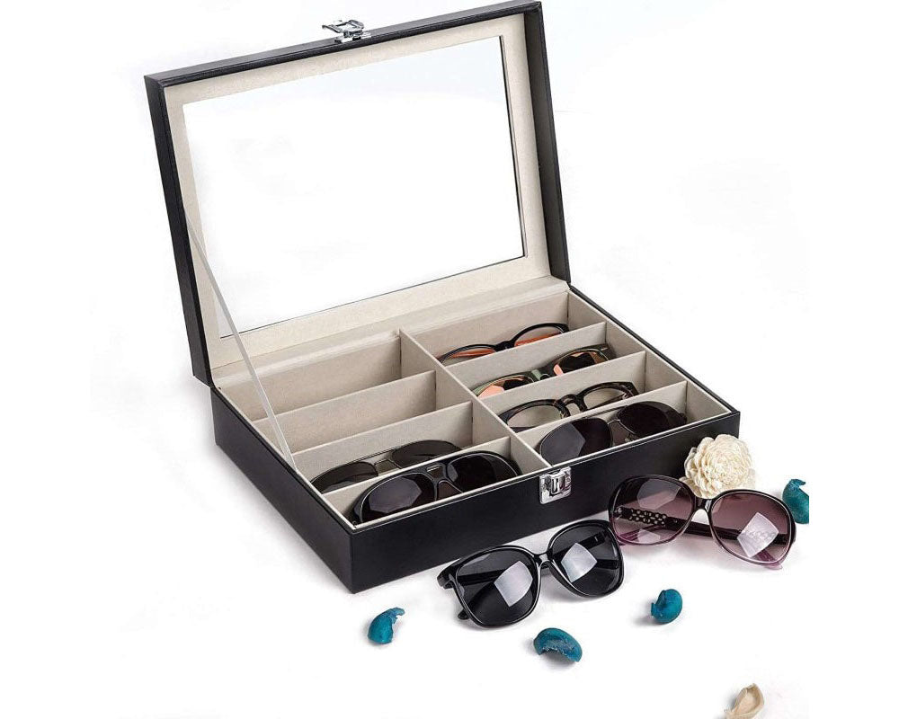 Sunglasses Case Organizer Eyeglasses Storage Box