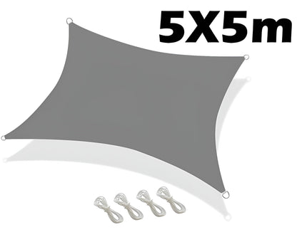 Shade Sail 5X5M Grey