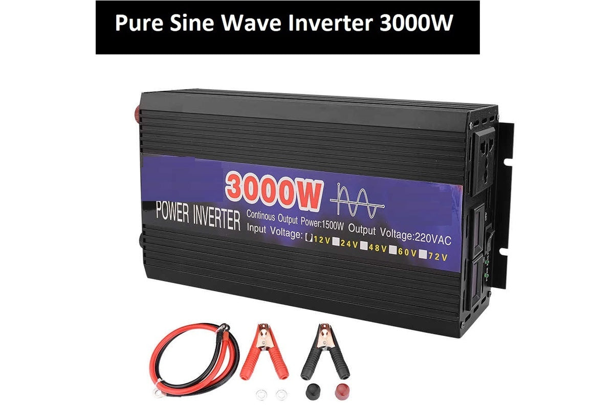 Pure Sine Wave Inverter 3000W 12V