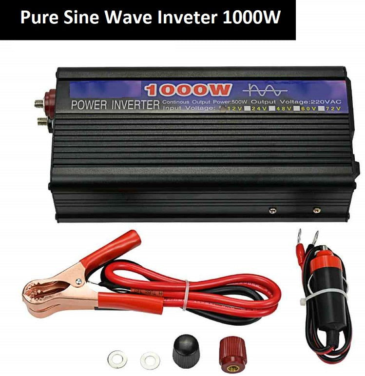 Pure Sine wave Inverter 1000W 12V
