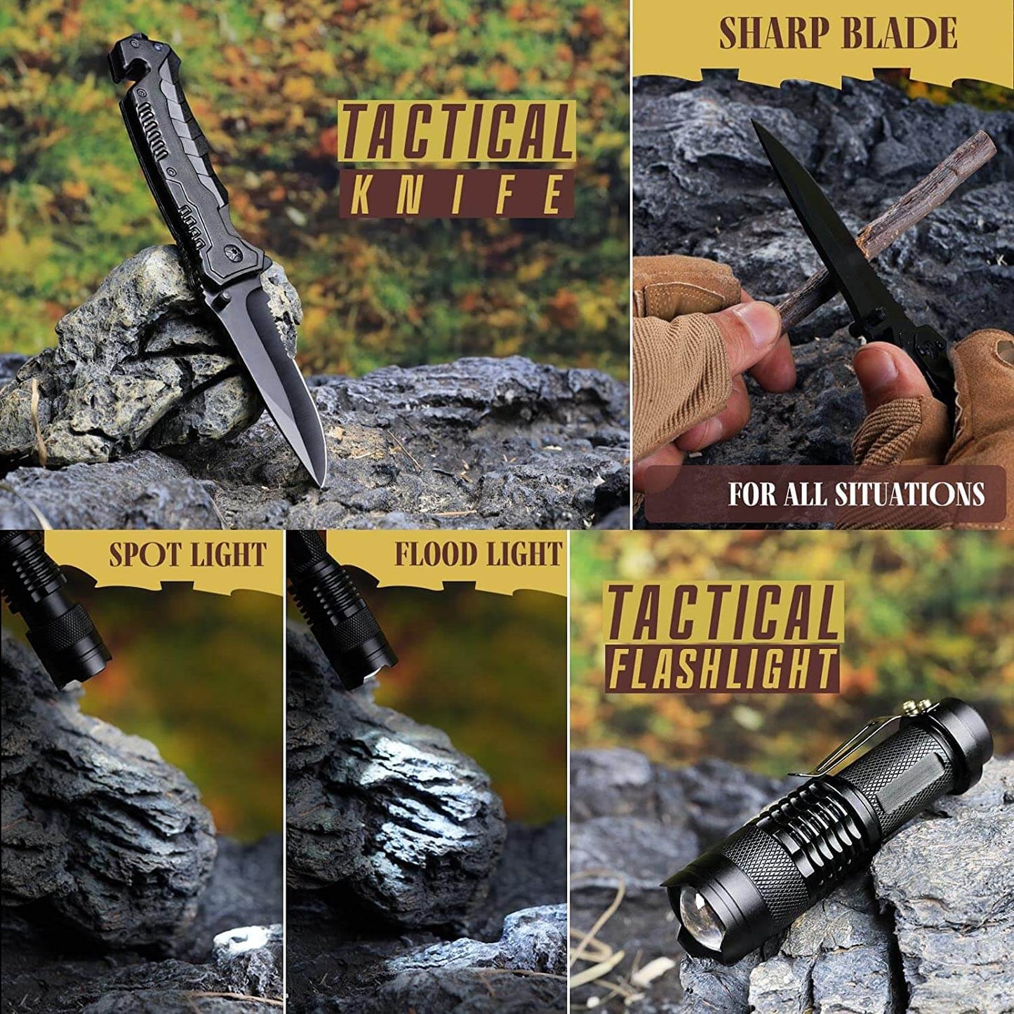 Multi function survival gadgets