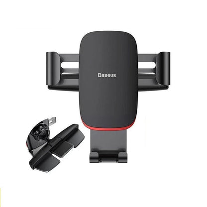 Car CD Slot Mount Stand Phone Holder With Gravity Auto Clamping