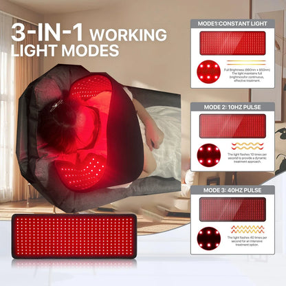 Red Infrared Light Therapy Belt – Wearable Therapy Wrap