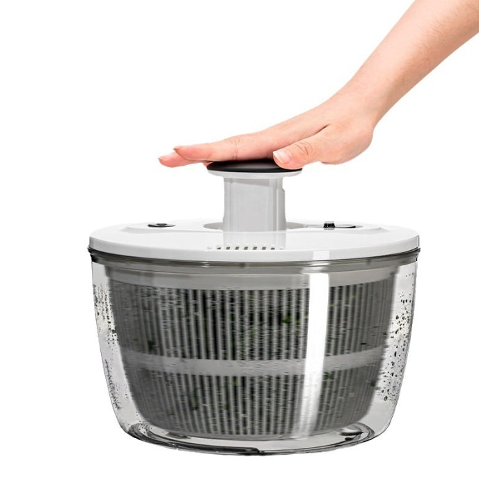 Salad Spinner Lettuce Dryer, One-handed Easy Press Large Vegetable Dryer