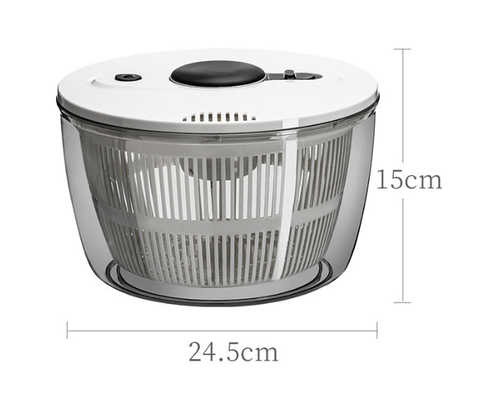 Salad Spinner Lettuce Dryer, One-handed Easy Press Large Vegetable Dryer