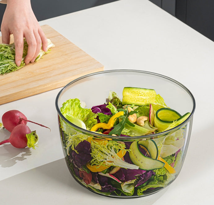 Salad Spinner Lettuce Dryer, One-handed Easy Press Large Vegetable Dryer