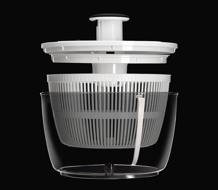 Salad Spinner Lettuce Dryer, One-handed Easy Press Large Vegetable Dryer