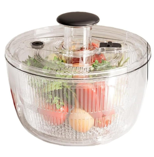 Salad Spinner Lettuce Dryer, One-handed Easy Press Large Vegetable Dryer