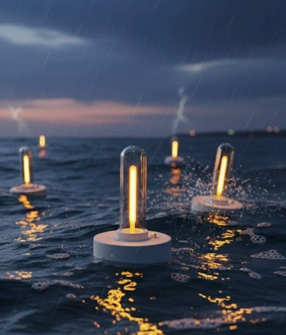 Saltwater LED Candle: 100% Safe, No Fire, Just Add Salt & Water