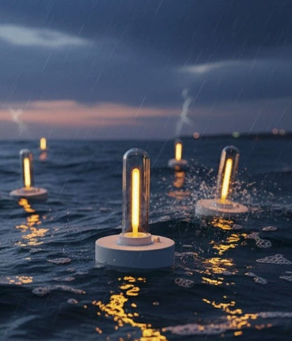 Saltwater LED Candle: 100% Safe, No Fire, Just Add Salt & Water