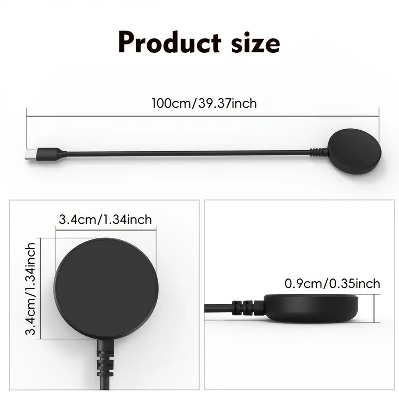 Samsung Watch Charger For Watch 3 4 5 6 7 Active 1 2 (USB)