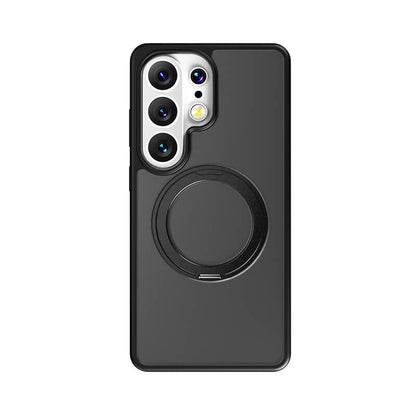 Compatible with Samsung S26 2026 360° Rotating Ring Stand Magnetic Phone Case