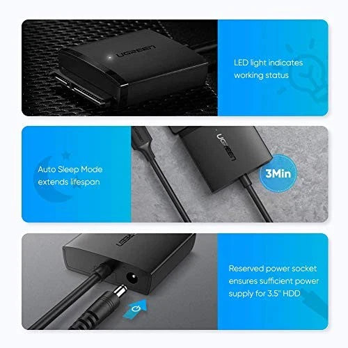 UGREEN USB 3.0 to SATA IDE Hard Drive Converter
