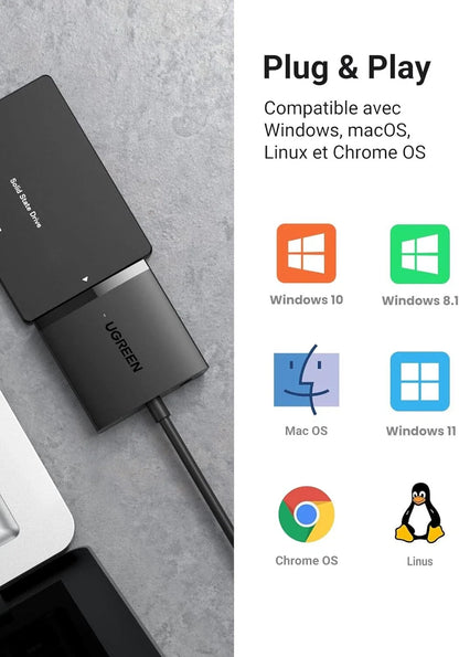 UGREEN USB 3.0 to SATA IDE Hard Drive Converter