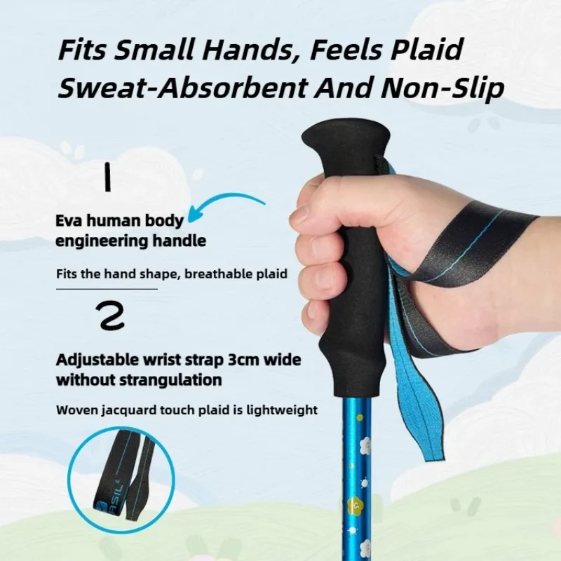 Telescopic Trekking Poles – Collapsible Hiking Sticks for Users up to 150 cm PRI50128