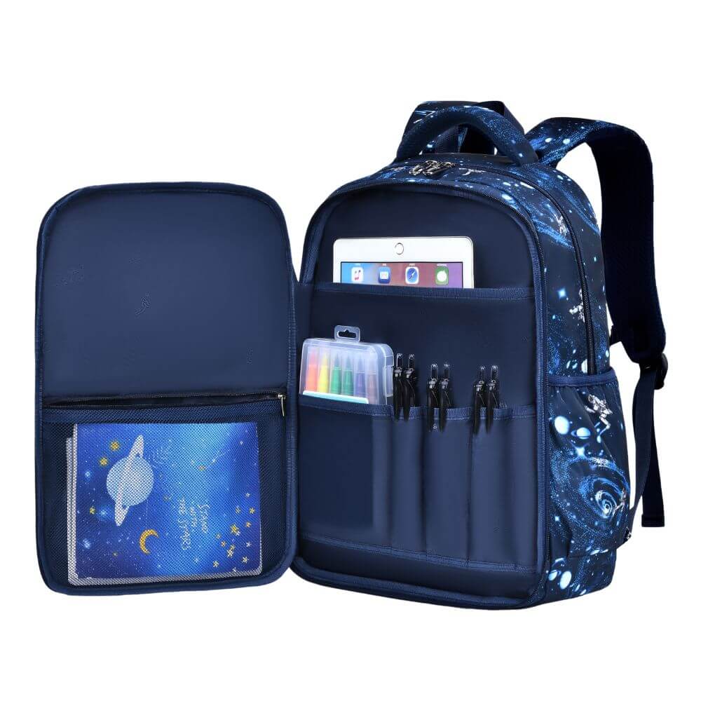 Boys School Bags & Black Kids Backpack | Astronaut Galaxy Backpack