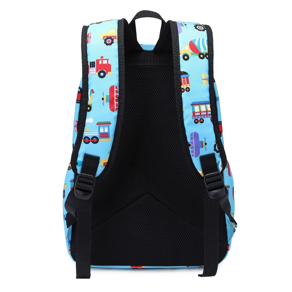 Kids Backpack & School Bag for Boys | Blue Mini Car