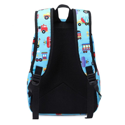 Kids Backpack & School Bag for Boys | Blue Mini Car
