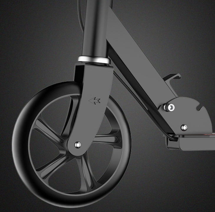 Folding Kick Scooter for Adults and Teens with Height Adjustable Handlebar