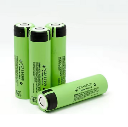 18650 Rechargeable Li-Ion Battery Power Flat Top (4 pcs)