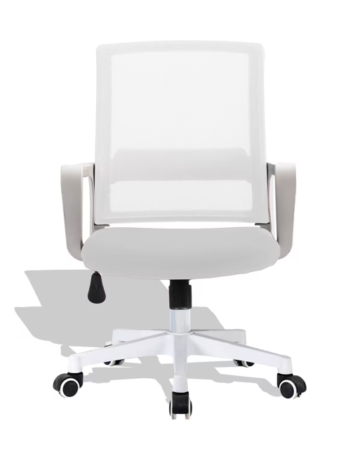 Office Chair Swivel Chair Ergonomic Office Chair (White)