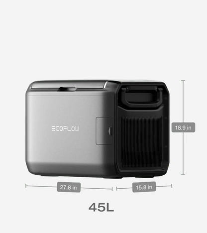 EcoFlow Glacier 45L - Dual-Zone Portable Fridge-Freezer