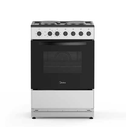 Midea 60cm Freestanding Stove, Hot Plate Cooktop with 70L Oven