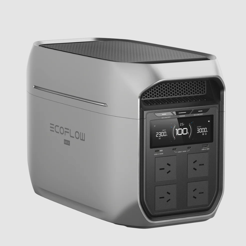 EcoFlow DELTA 3 Max Plus Portable Power Station - 3000W | 2048Wh