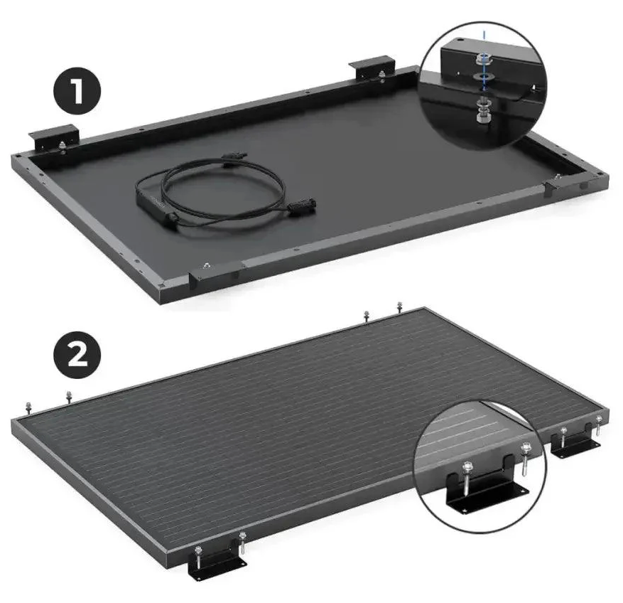 EcoFlow 2x 400W Rigid Solar Panel