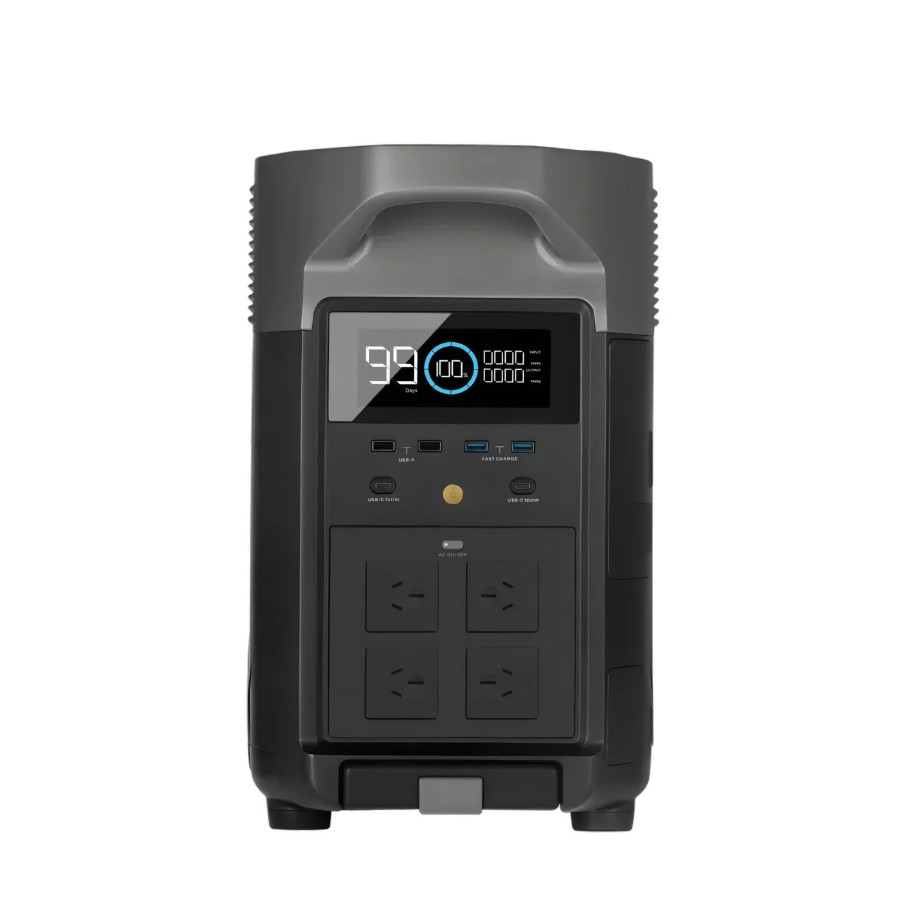 EcoFlow DELTA Pro + 400W Lightweight Portable Solar Panel
