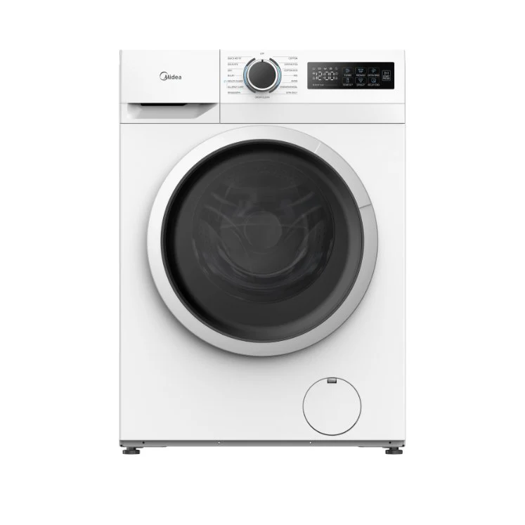 Midea White Laundry Combo - 8kg Front Load Washing Machine + 8kg Heat Pump Dryer