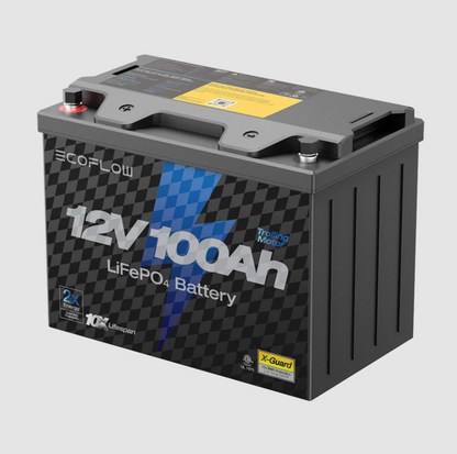 EcoFlow 12V 100Ah Lithium Trolling Motor Battery